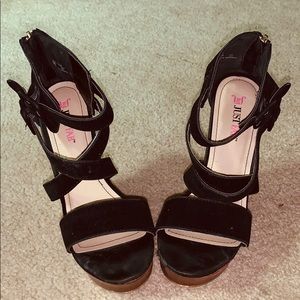 Just Fab Sexy Wedges Size 7.5
